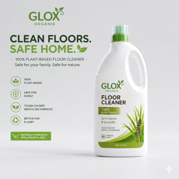 Glox Organix Floor Cleaner 1L | Lemongrass & Lavender | 100% Plant-Based